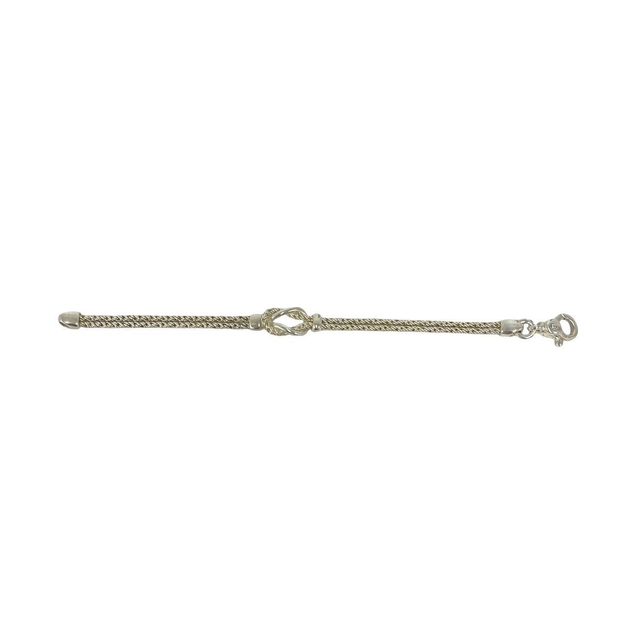 極 美品 TIFFANY&Co. ティファニー ヴィンテージ ダブルロープ ノット