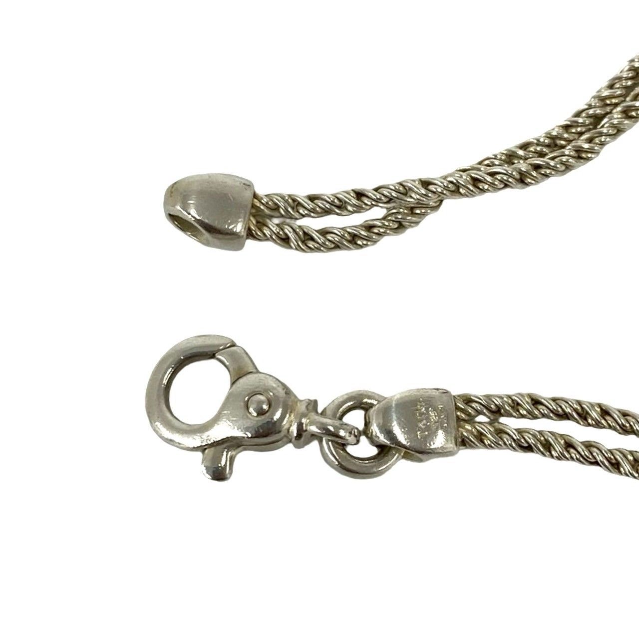 極 美品 TIFFANY&Co. ティファニー ヴィンテージ ダブルロープ ノット