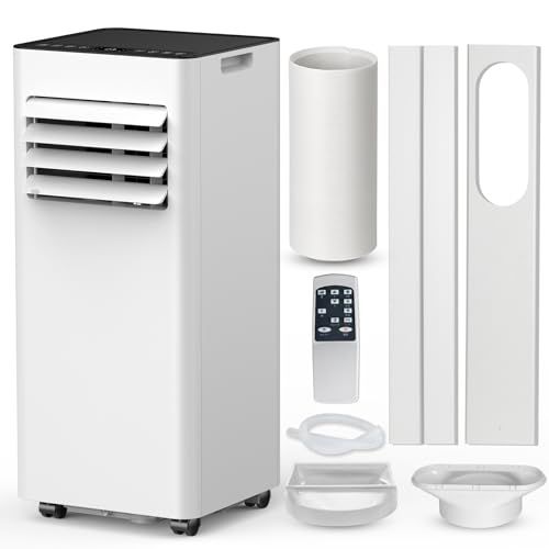 Vaculim スポットクーラー スポットエアコン 工事不要 置き型 移動式クーラー 冷風 送風 除湿 12畳 冷房 暑さ対策 24Hタイマー 家庭用 ノンドレン式 ポータブルエアコン キャスター付き リモコン付き, ホワイトt 6e0108f1