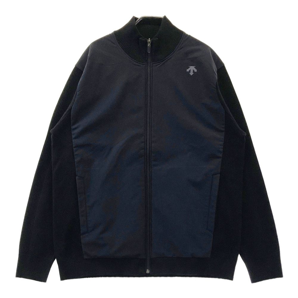 サイズ：XO DESCENTE GOLF デサントゴルフ 2025年 ニットジャケット ブラック系 [240101700098] ゴルフウェア メンズ ストスト
