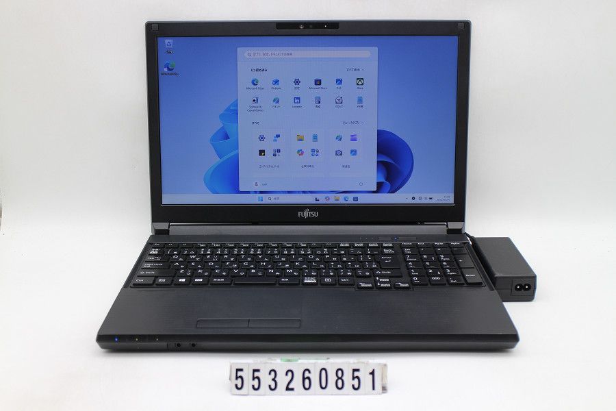 富士通 LIFEBOOK A5511/G Core i3 1125G4 2GHz/8GB/256GB(SSD)/DVD/15.6W/FWXGA(1366x768)/Win11 【553260851】