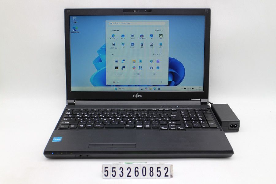 富士通 LIFEBOOK A5511/G Core i3 1125G4 2GHz/8GB/256GB(SSD)/DVD/15.6W/FWXGA(1366x768)/Win11 【553260852】