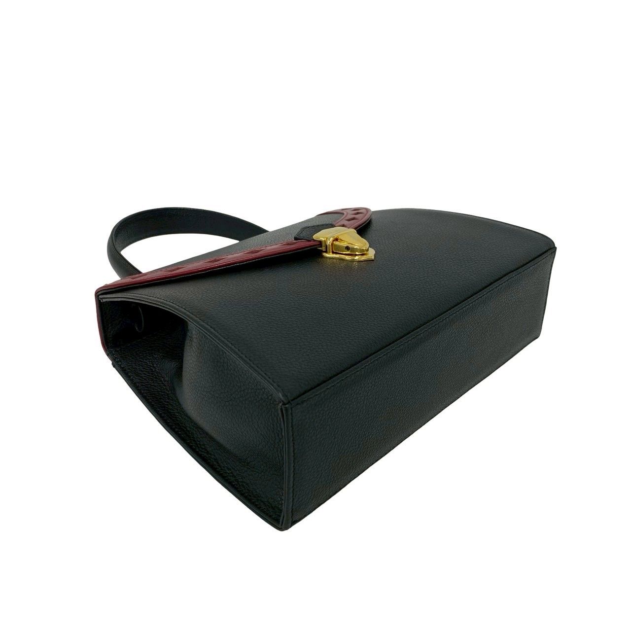 極 美品 袋付き YVES SAINT LAURENT イヴ・サンローラン カットアウト 