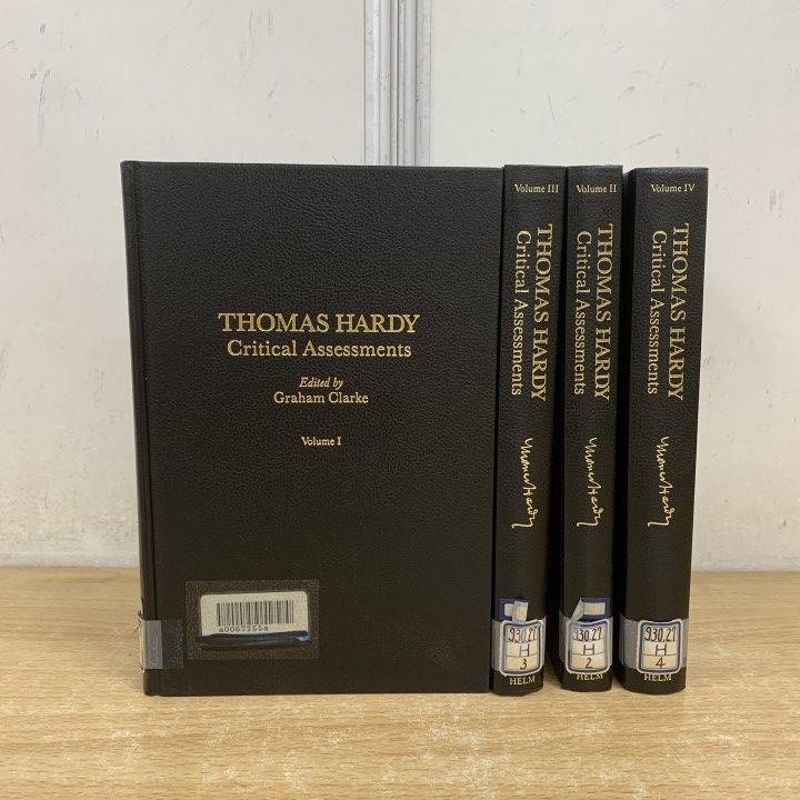 ▲01)【1点限り!】【除籍本】Thomas Hardy Critical Assessments 全4巻揃いセット/トーマス・ハーディ 批評的考察/Helm Information/洋書/B