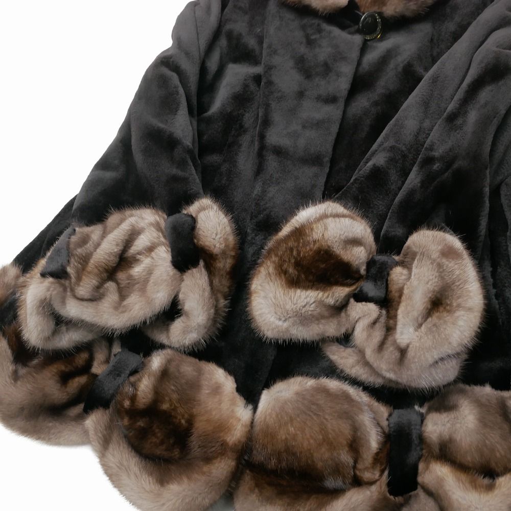 Mink ミンク コート サイズF デザインミンク シェアードミンク ファー