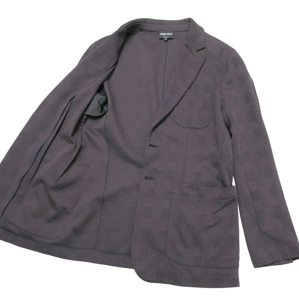 ジョルジオアルマーニ テーラードジャケット サイズ46 イタリア製 ウール 美品 GIORGIO ARMANI ジョルジオアルマーニ テーラードジャケット サイズ46
