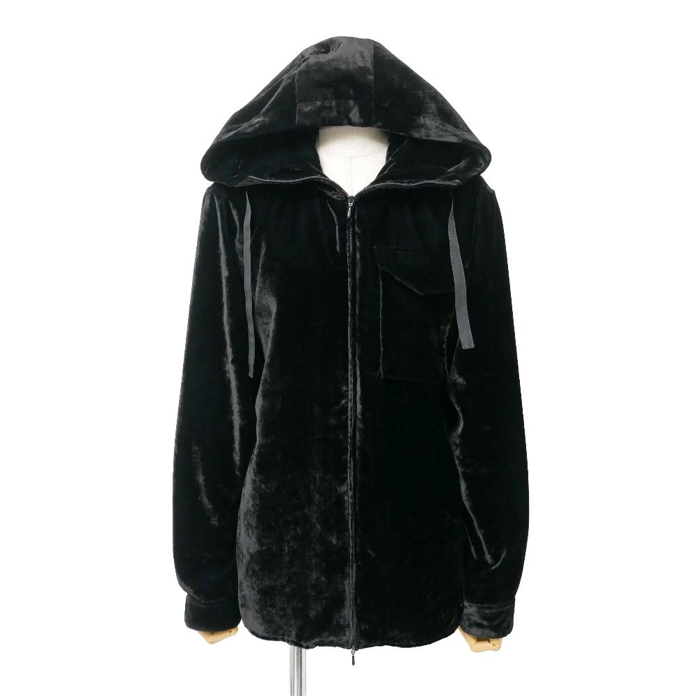 ■美品■Emporio Armani エンポリオ・アルマーニ パーカー サイズ38 ベロア フーデッド ブランド古着【中古】20260527/RA9534 14,040円