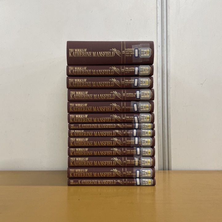 ■01)【1点限り!】【除籍本】The works of Katherine Mansfield 全13巻揃いセット/キャサリン・マンフィールド/本の友社/作品集/洋書/B