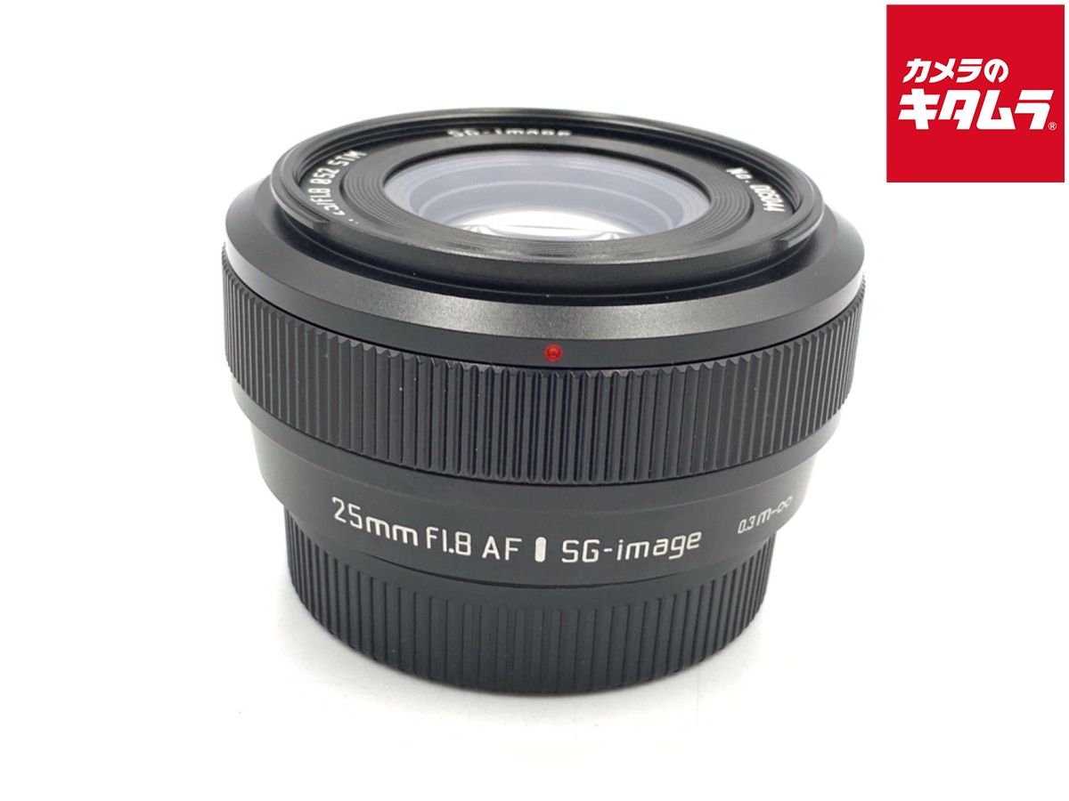【中古】 【美品】 SG-image AF25mm F1.8 フジフイルムX用 APS-C ブラック 15,089円