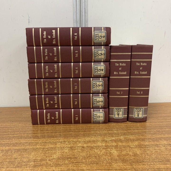▲01)【1点限り!】【除籍本】エリザベス ギャスケル著作集 全8巻揃いセット/Elizabeth Gaskell/復刻版/AMS Press/洋書/B