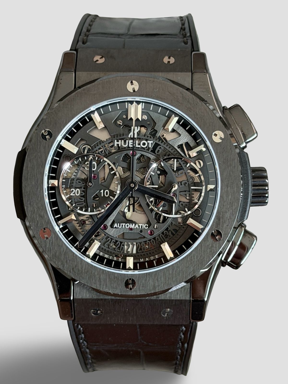 HUBLOT ウブロ Classic Fusion ブラック Magic 525 CM 0170 LR 腕時計 出品