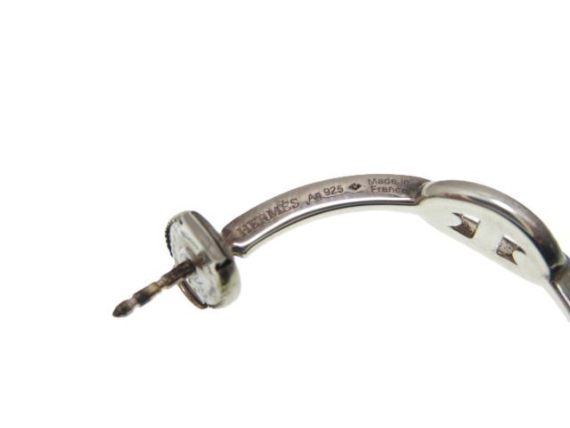 HERMES エルメス ジュエリー シェーヌダンクルフープピアス/SV/7.9g 貴金属･宝石 ピアス 銀/シルバー925 SV925/銀925 シルバー シルバー レディース【中古】【431】
