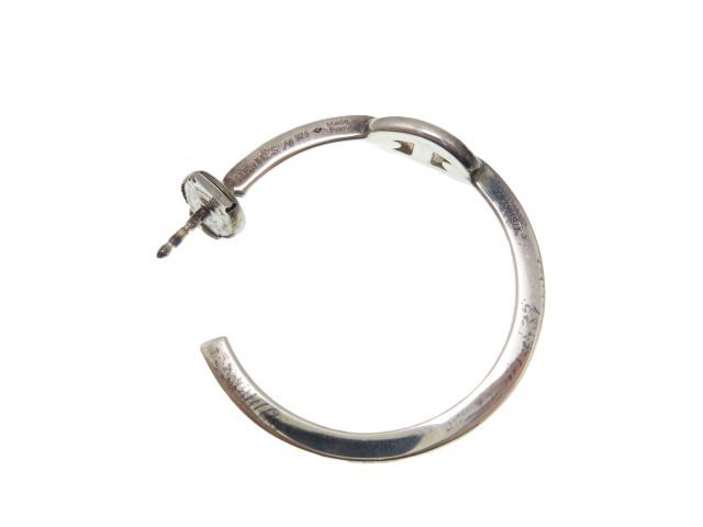 HERMES エルメス ジュエリー シェーヌダンクルフープピアス/SV/7.9g 貴金属･宝石 ピアス 銀/シルバー925 SV925/銀925 シルバー シルバー レディース【中古】【431】