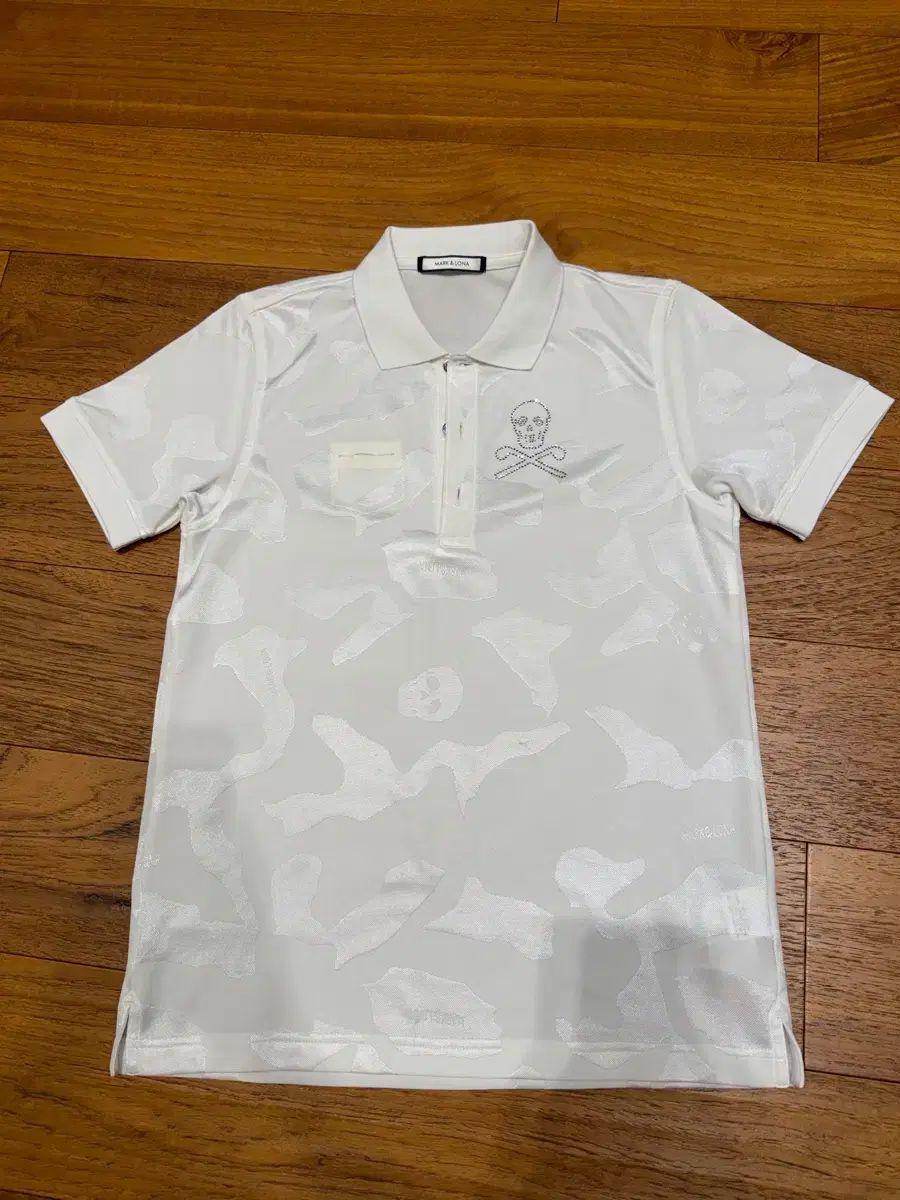 MARK & LONA マークアンドロナ 白 カモフラ 半袖 ポロTシャツ