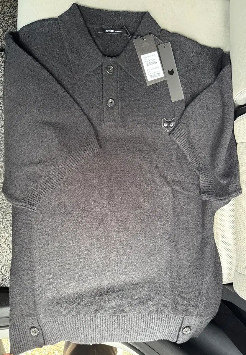 新品 SONGZIO HOMME(ソンジオ・オム) ZZERO SONGZIO KARA（カラ） 半袖ニット L