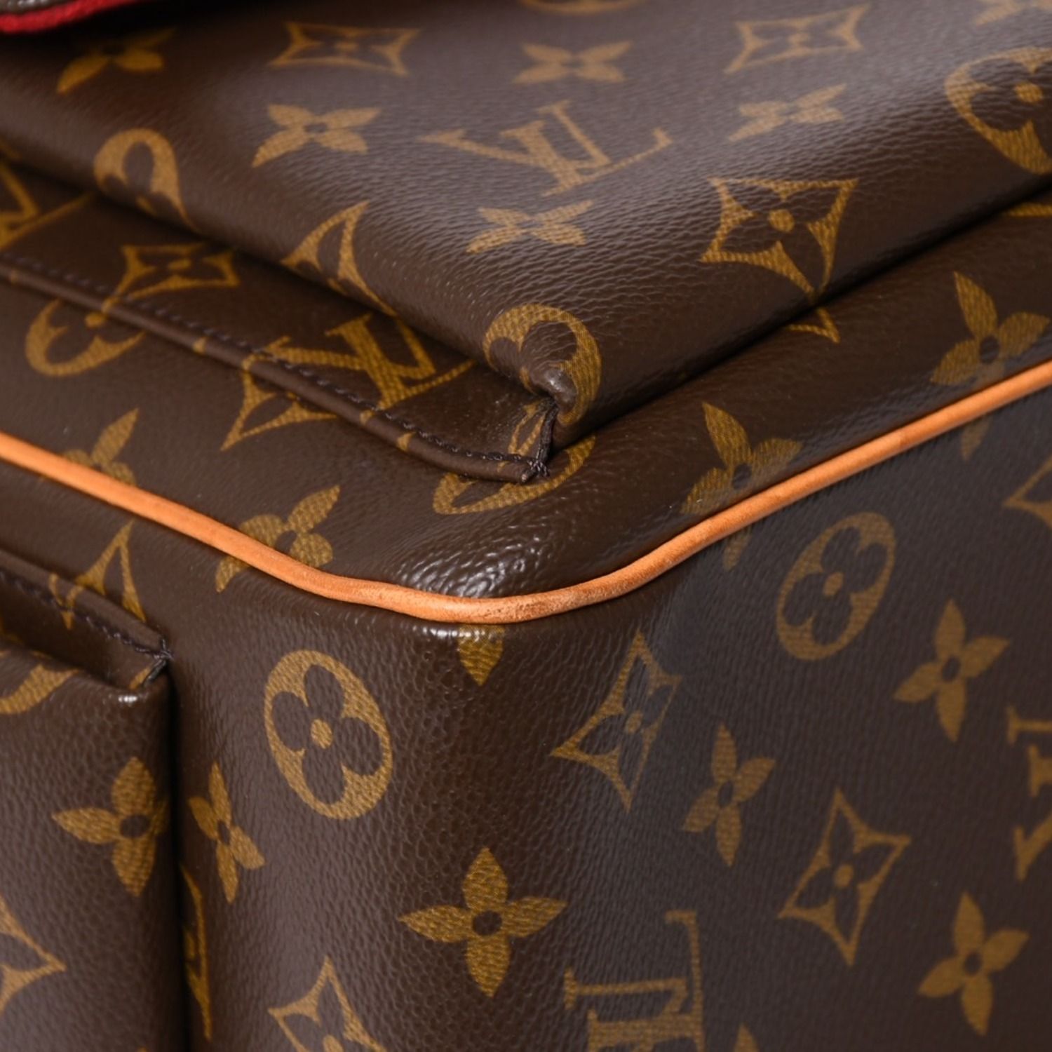 極美品 LOUIS VUITTON ルイヴィトン ミュルティプリ シテ ハンドバッグ M51162 モノグラム PVC レザー ゴールド金具 中古 4a003041