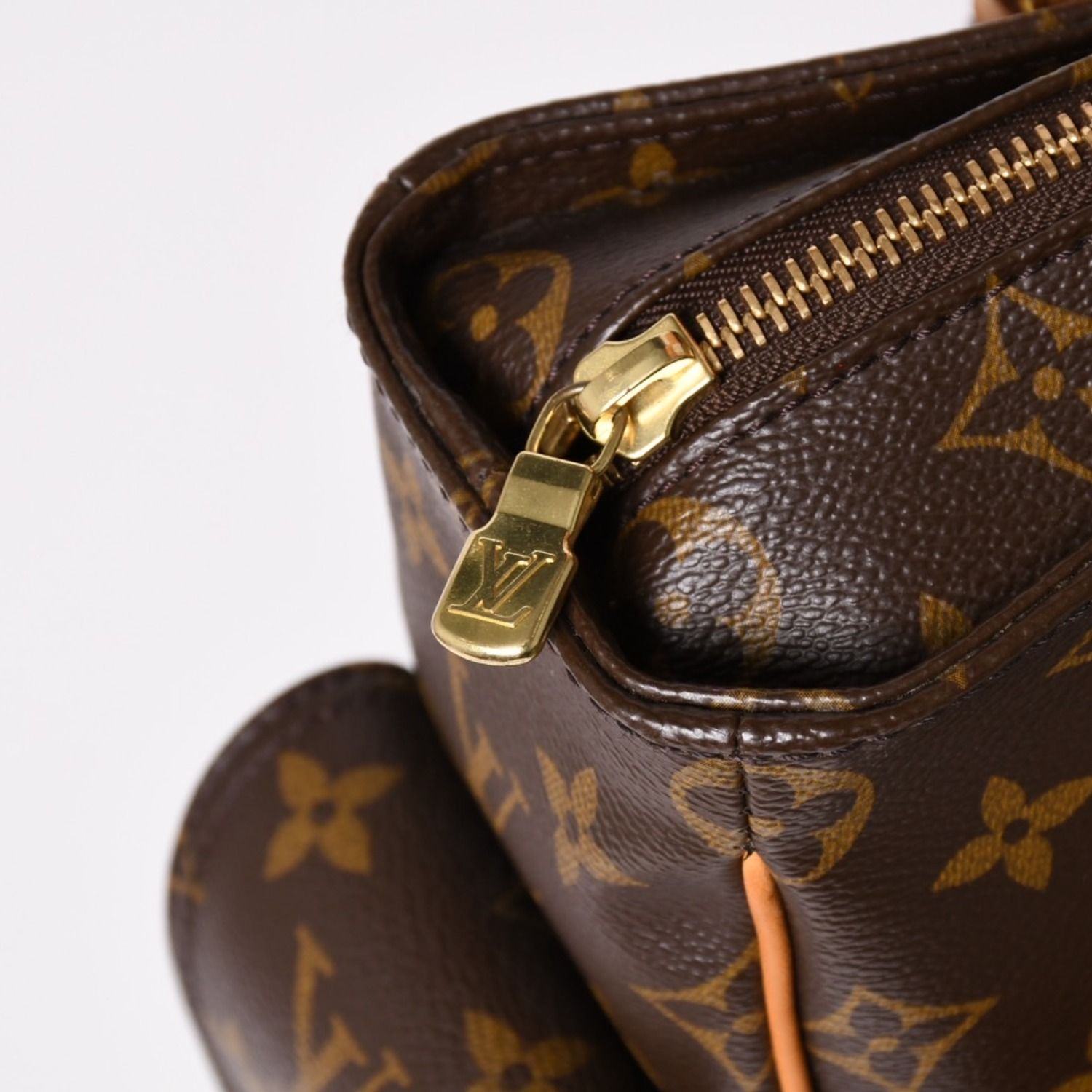 極美品 LOUIS VUITTON ルイヴィトン ミュルティプリ シテ ハンドバッグ M51162 モノグラム PVC レザー ゴールド金具 中古 4a003041