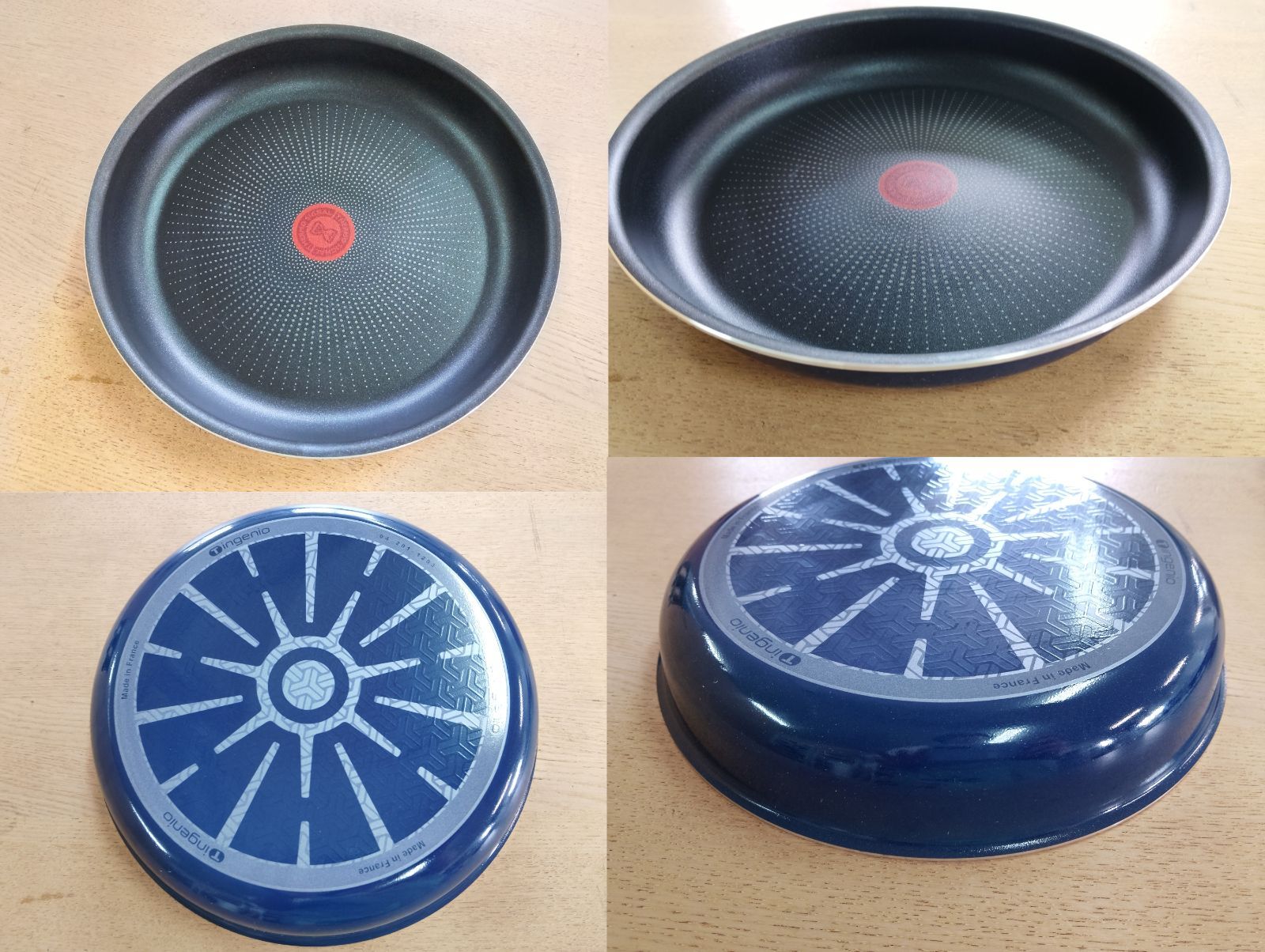 【未使用・中古・訳あり】10点セット　T-fal（ティファール）　インジニオ・ネオ　ロイヤルブルー・インテンス セット10 　鍋　フライパン　オーブン皿 ソースパン 調理　キッチン　L43791　キズや汚れに強い　ガス火専用　管理番号TN8133