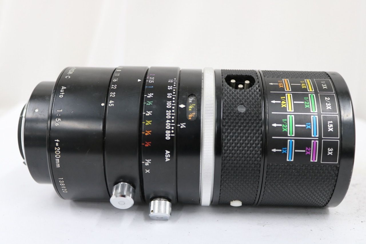 【訳あり品】 ニコン Nikon Medical-Nikkor C Auto 200mm F5.6 + AC Unit LA-1 セット e13041