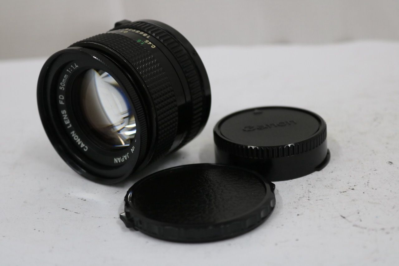 【返品保証】 キャノン Canon NEW FD 50mm F1.4 レンズ e13057