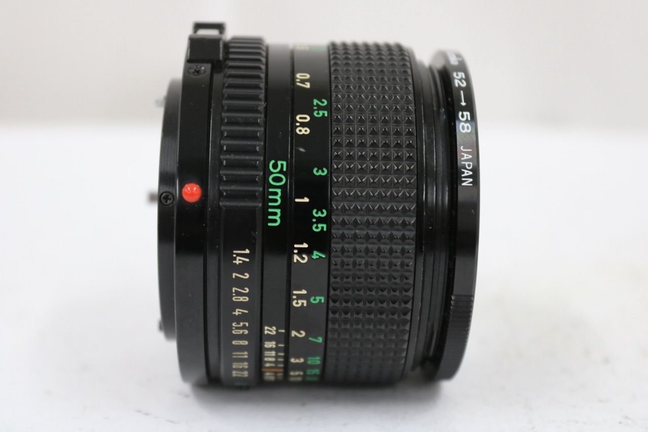 【返品保証】 キャノン Canon NEW FD 50mm F1.4 レンズ e13057 【返品保証】 キャノン Canon NEW FD 50mm F1.4 レンズ e13057