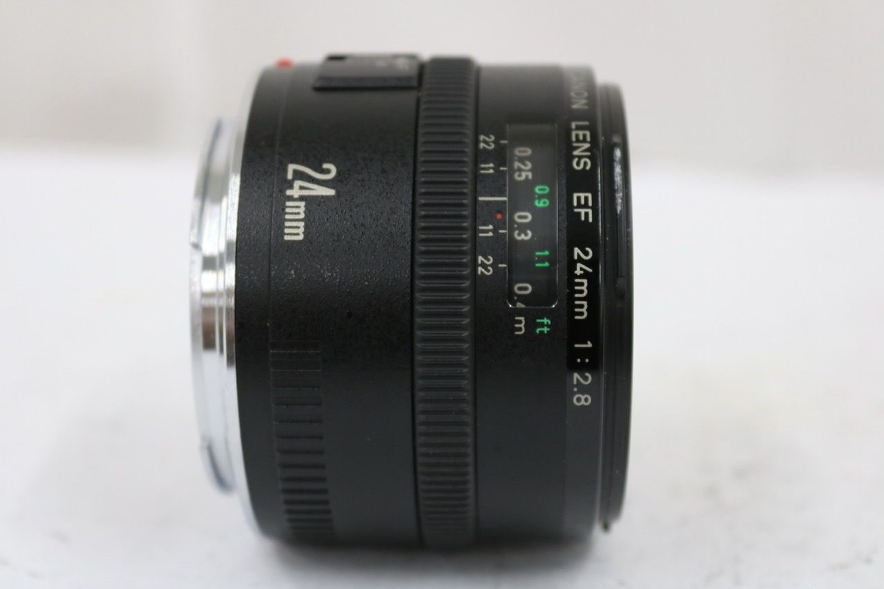 【返品保証】 キャノン Canon EF 24mm F2.8 レンズ e13058 【返品保証】 キャノン Canon EF 24mm F2.8 レンズ e13058