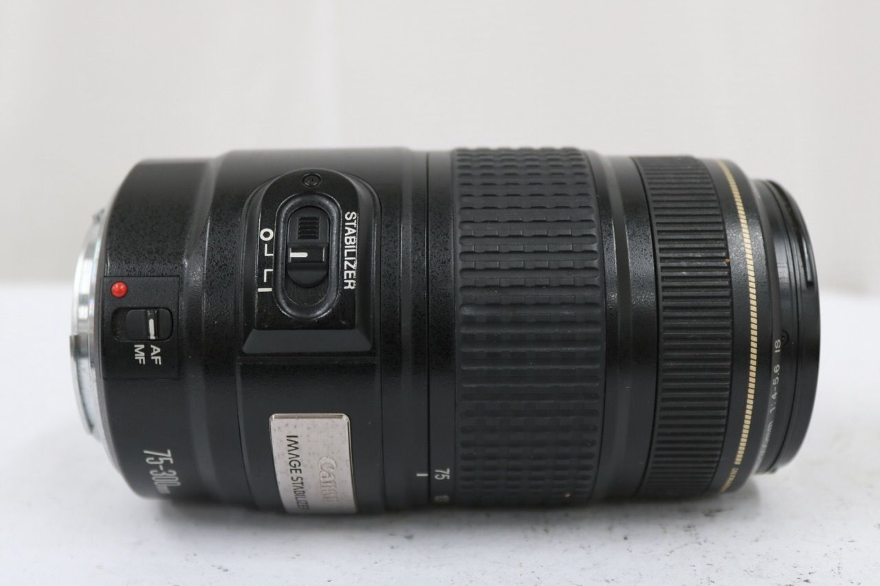 【返品保証】 キャノン Canon EF 75-300mm F4-5.6 IS ULTRASONIC レンズ e13061