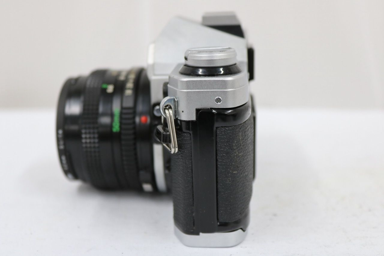 【返品保証】 キャノン Canon AE-1 NEW FD 50mm F1.8 ボディレンズセット e13073