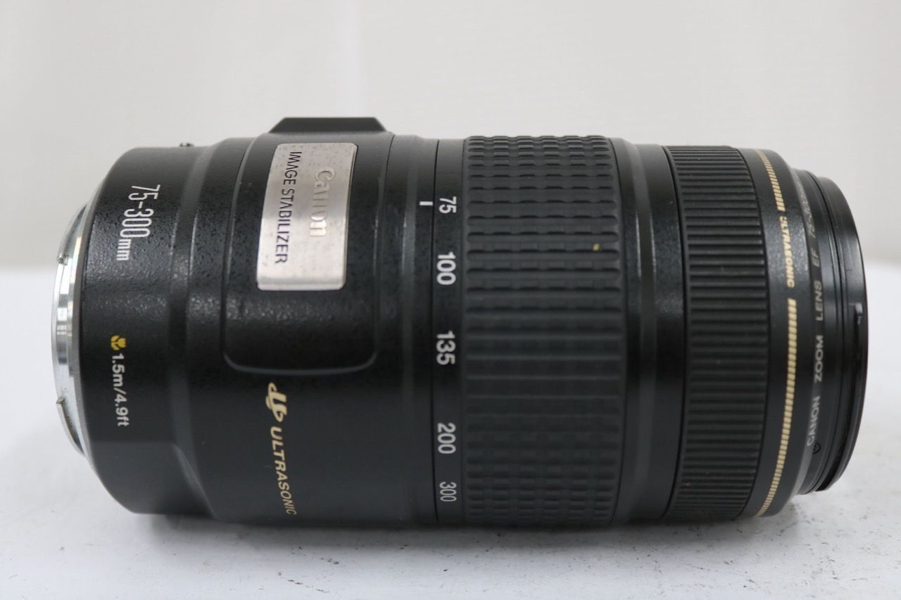 【返品保証】 キャノン Canon EF 75-300mm F4-5.6 IS ULTRASONIC レンズ e13061