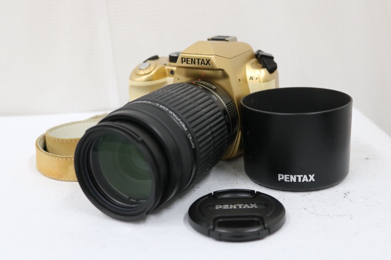 【返品保証】 ペンタックス Pentax K-r SR ゴールド smc PENTAX-DAL 55-300mm F4-5.8 ED デジタル一眼 e13093