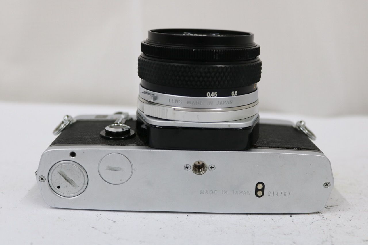 【返品保証】 オリンパス Olympus OM-1 F.ZUIKO AUTO-S 50mm F1.8 ボディレンズセット e13096