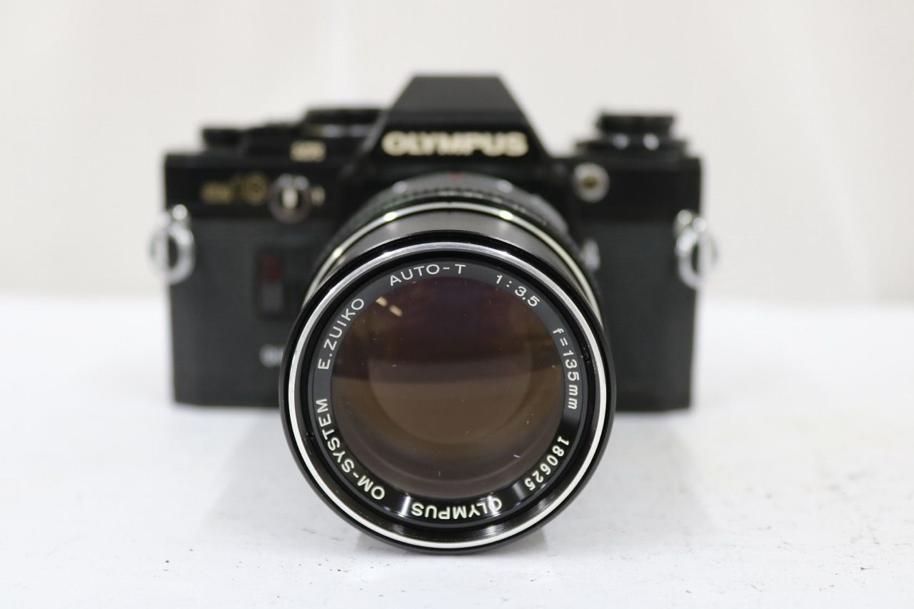 【返品保証】 オリンパス Olympus OM10 ブラック E.ZUIKO AUTO-T 135mm F3.5 ボディレンズセット e13097 【返品保証】 オリンパス Olympus OM10 ブラック E.ZUIKO AUTO-T 135mm F3.5 ボディレンズセット e13097