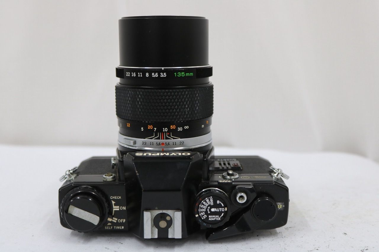 【返品保証】 オリンパス Olympus OM10 ブラック E.ZUIKO AUTO-T 135mm F3.5 ボディレンズセット e13097 【返品保証】 オリンパス Olympus OM10 ブラック E.ZUIKO AUTO-T 135mm F3.5 ボディレンズセット e13097