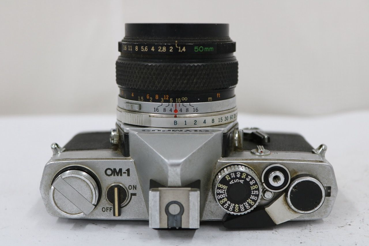 【訳あり品】 オリンパス Olympus OM-1 G.ZUIKO AUTO-S 50mm F1.4 ボディレンズセット e13084