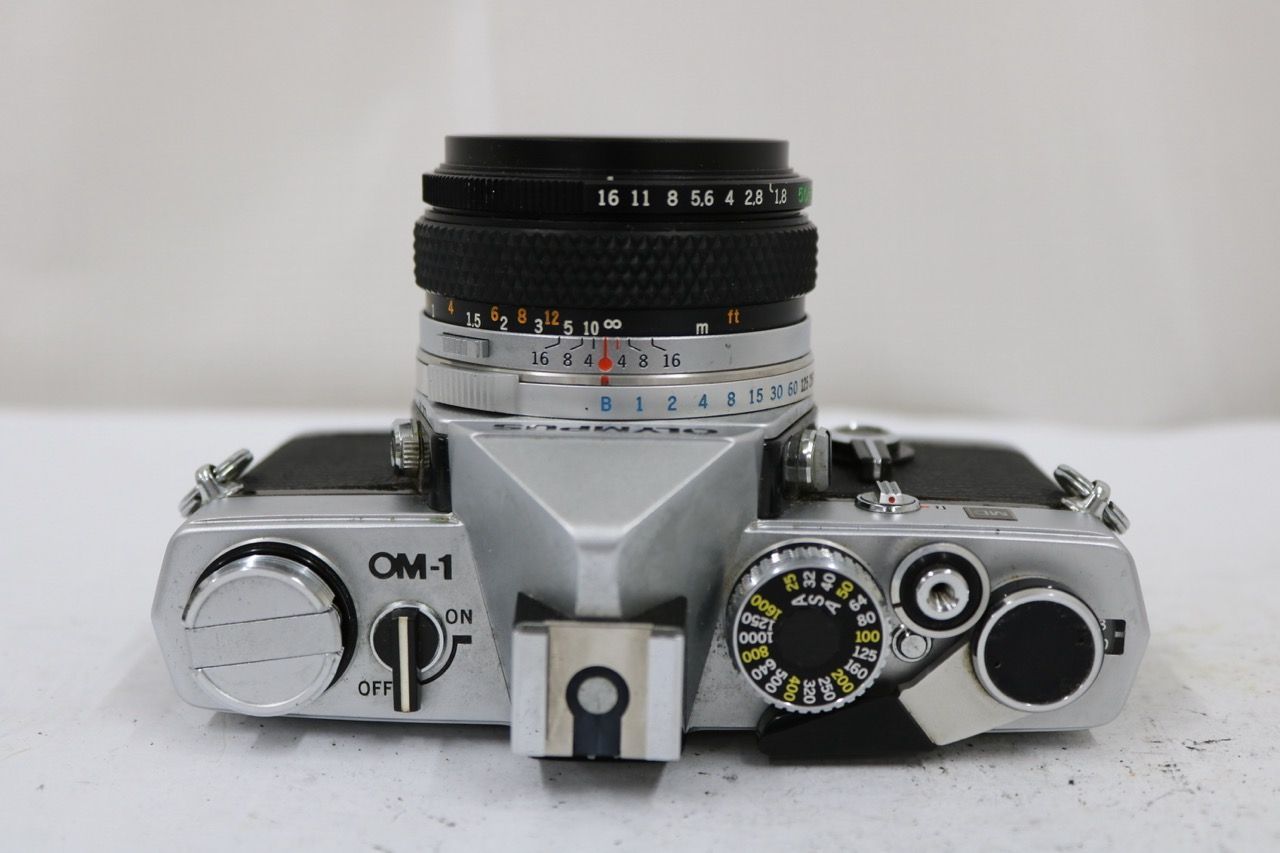 【返品保証】 オリンパス Olympus OM-1 F.ZUIKO AUTO-S 50mm F1.8 ボディレンズセット e13096