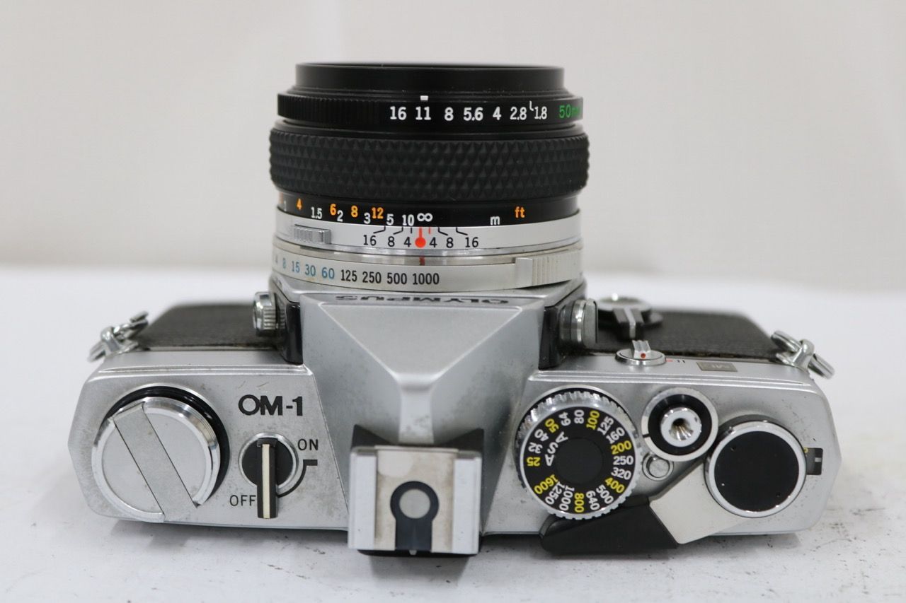 【返品保証】 オリンパス Olympus OM1 ZUIKO AUTO-S 50mm F1.8 ボディレンズセット e13098