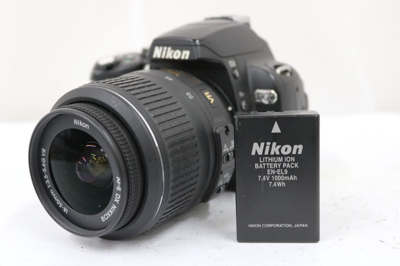 【返品保証】 【シャッター10849回】ニコン Nikon D60 AF-S DX NIKKOR 18-55mm F3.5-5.6G VR デジタル一眼 e13100