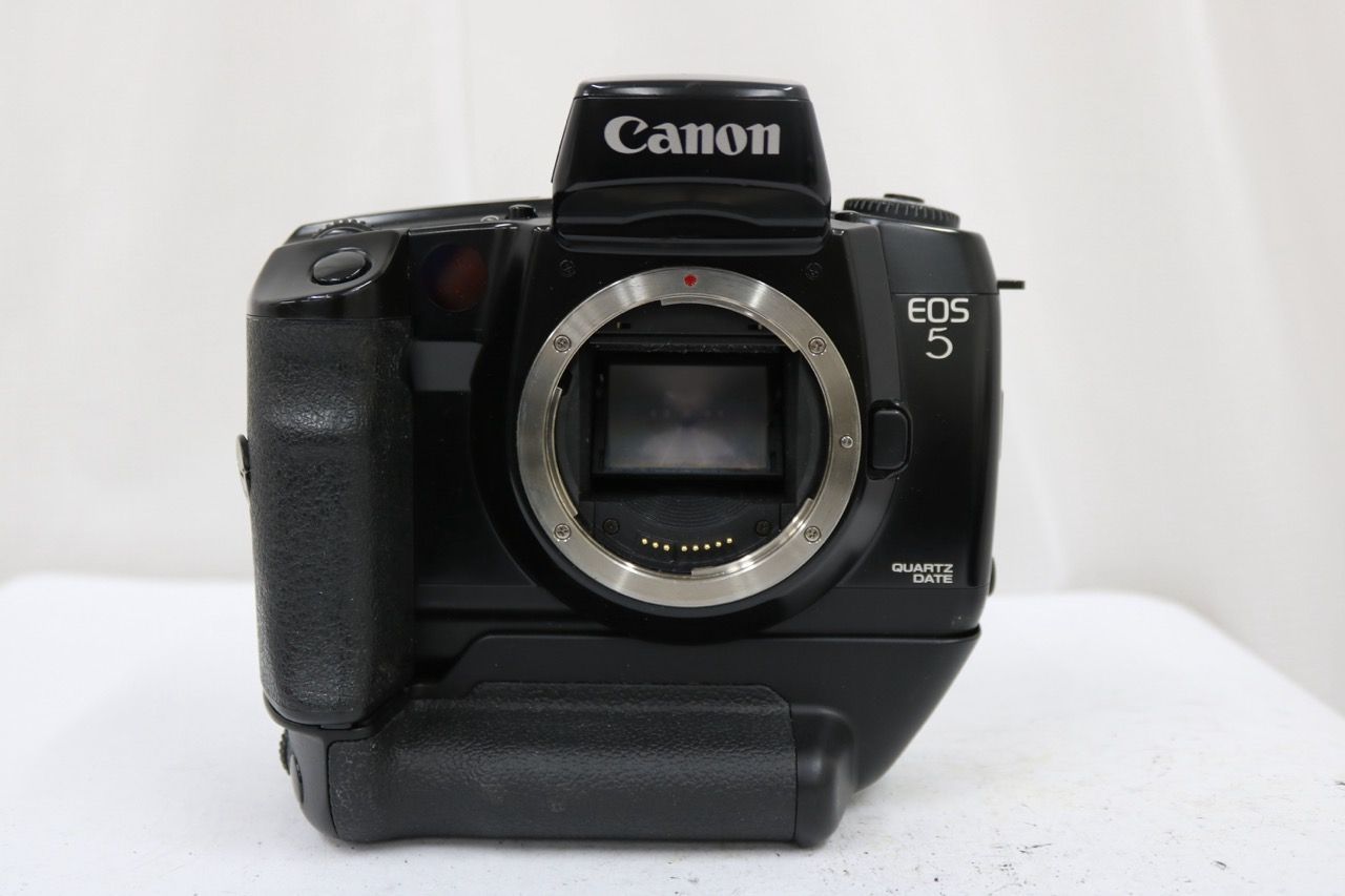 【返品保証】 キャノン Canon EOS 5 VERTICAL GRIP VG10 付き ボディ e13105