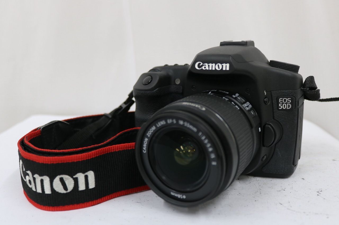 【返品保証】 【シャッター956回】キャノン Canon EOS 50D EF-S 18-55mm F3.5-5.6 IS II デジタル一眼 e13103