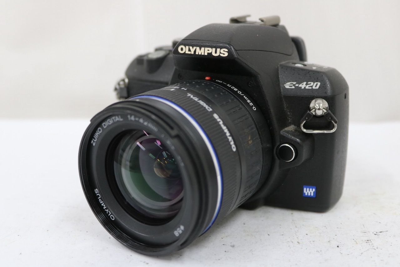 【返品保証】 【シャッター140回】オリンパス Olympus E-420 ZUIKO DIGITAL 14-42mm F3.5-5.6 デジタル一眼 e13107