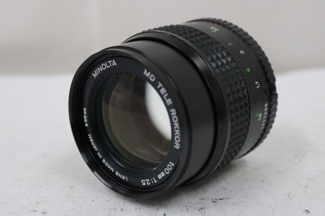 【訳あり品】 ミノルタ Minolta MD TELE ROKKOR 100mm F2.5 レンズ e13110