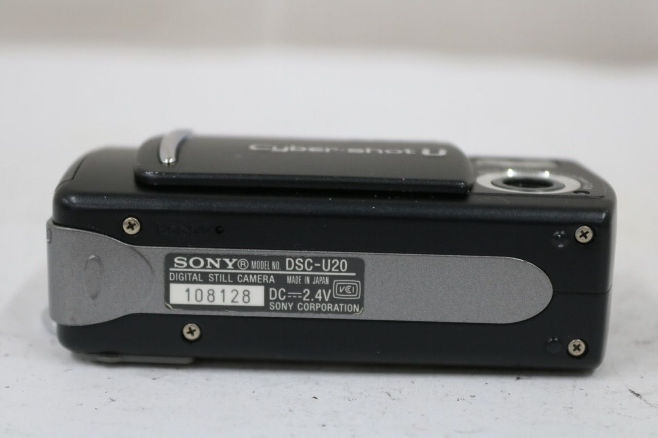 【返品保証】 ソニー Sony Cyber-shot U DSC -U20 ブラック コンパクトデジタルカメラ e13111