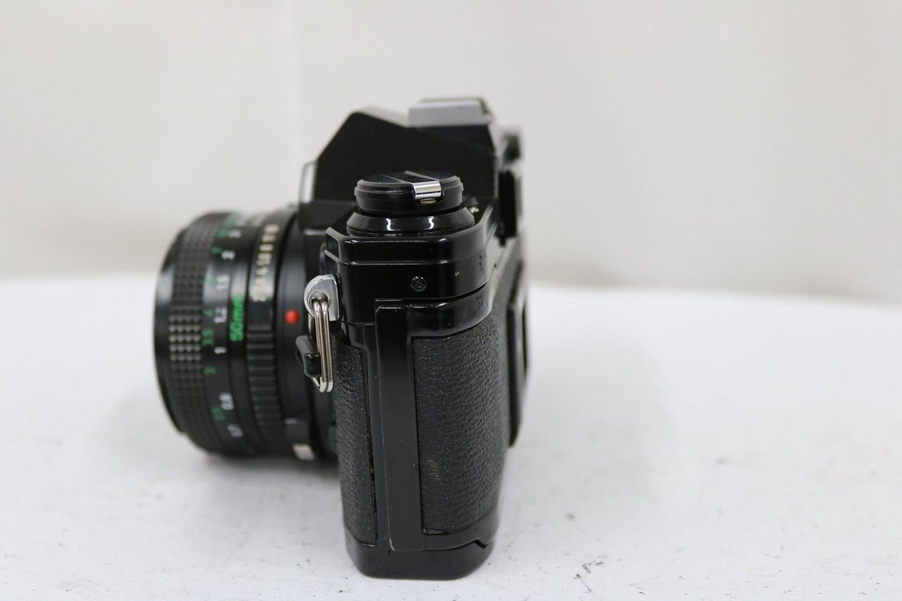 【返品保証】 キャノン Canon AE-1 ブラック NEW FD 50mm F2 ボディレンズセット e13113 【返品保証】 キャノン Canon AE-1 ブラック NEW FD 50mm F2 ボディレンズセット e13113