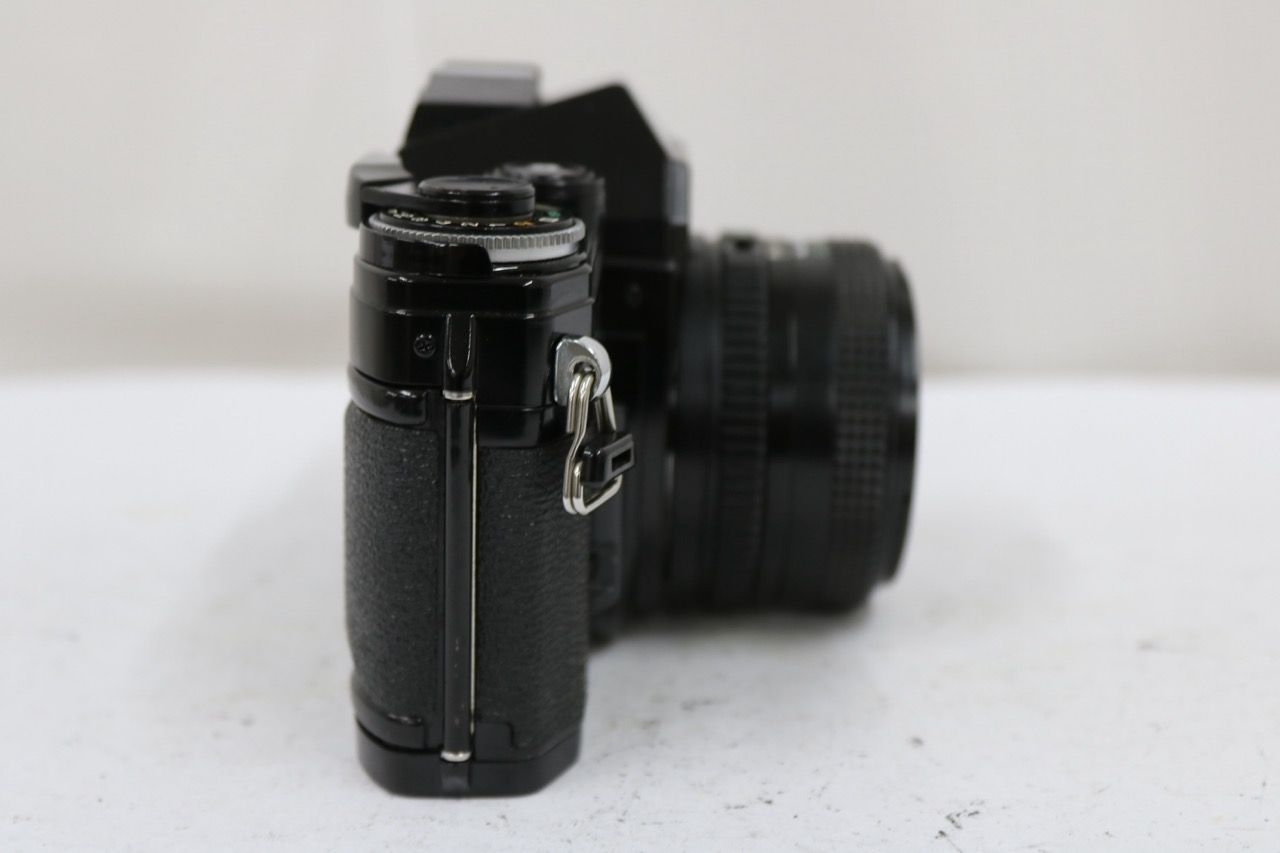 【返品保証】 キャノン Canon AE-1 ブラック NEW FD 50mm F2 ボディレンズセット e13113 【返品保証】 キャノン Canon AE-1 ブラック NEW FD 50mm F2 ボディレンズセット e13113