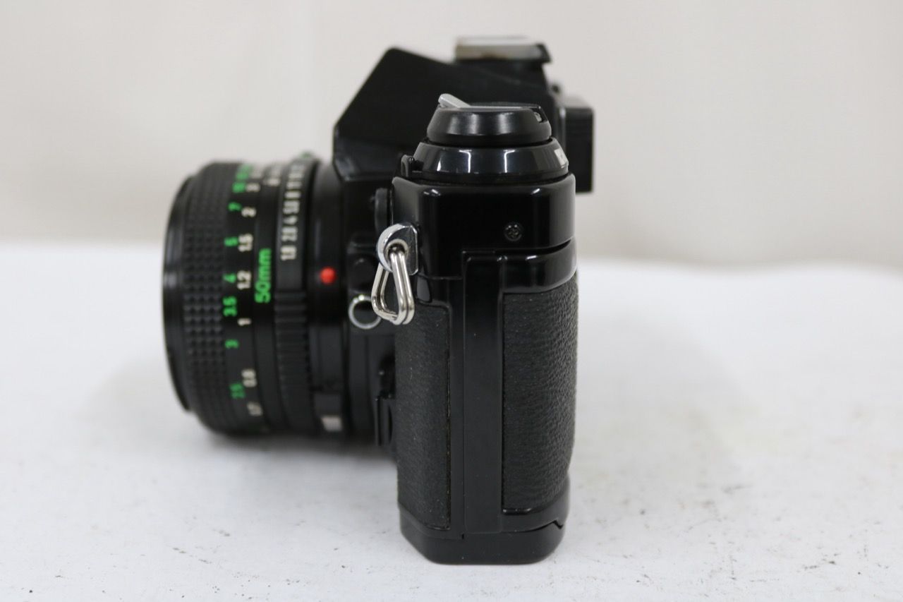 【訳あり品】 キャノン Canon AE-1 ブラック NEW FD 50mm F2 ボディレンズセット e13122