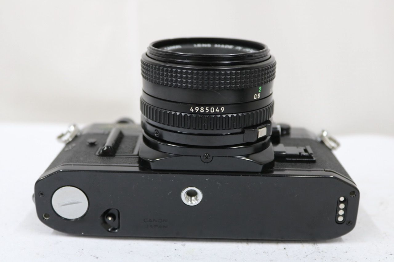 【訳あり品】 キャノン Canon AE-1 ブラック NEW FD 50mm F2 ボディレンズセット e13122