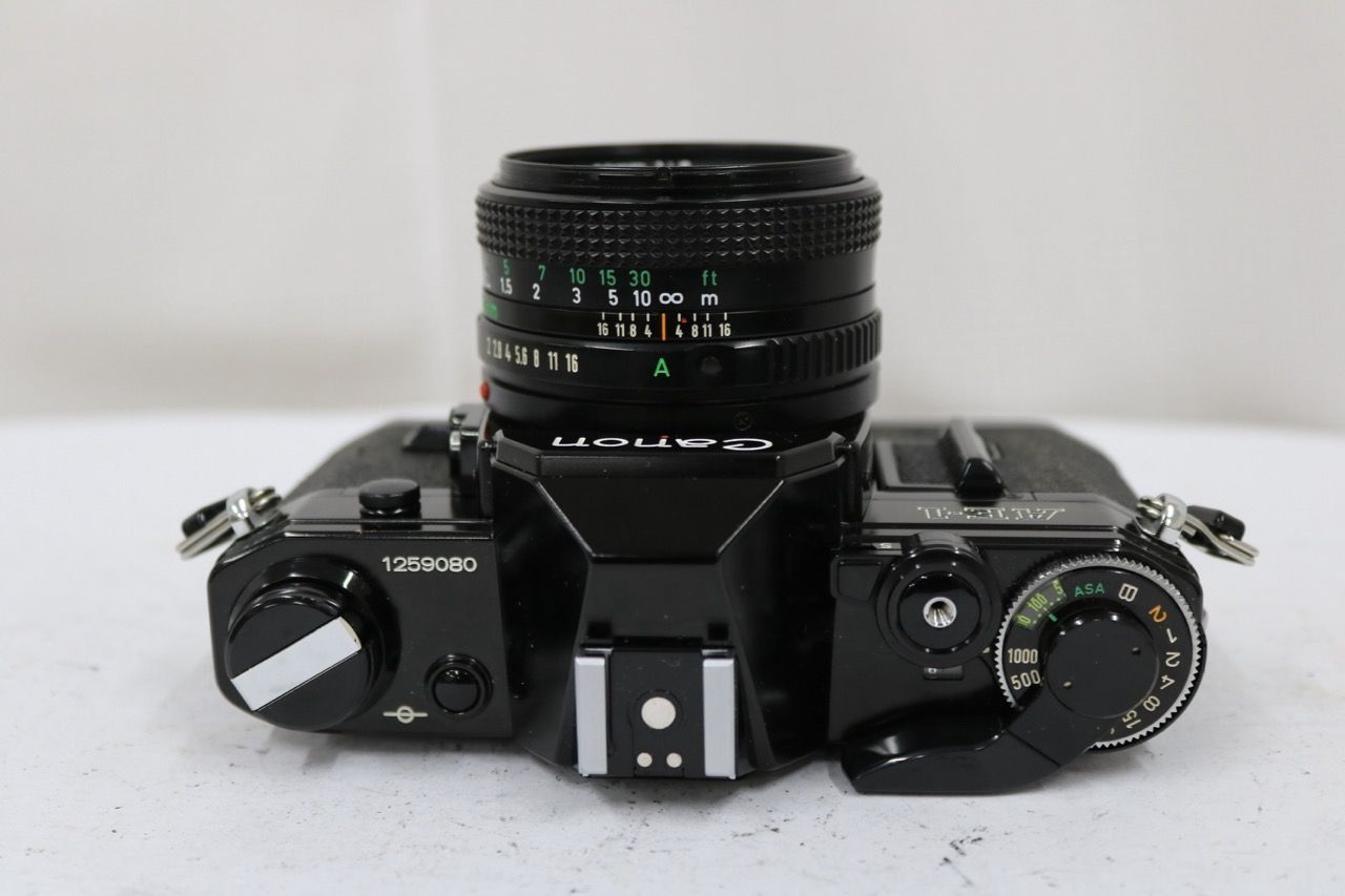 【返品保証】 キャノン Canon AE-1 ブラック NEW FD 50mm F2 ボディレンズセット e13113 【返品保証】 キャノン Canon AE-1 ブラック NEW FD 50mm F2 ボディレンズセット e13113