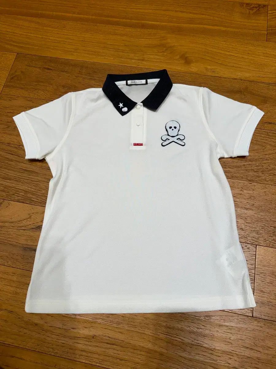 MARK & LONA 白 カラーTシャツ