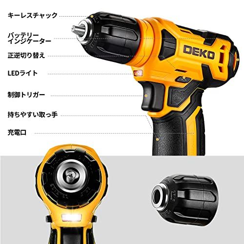 【8V電動ドリル付き】126点組 工具セット ツールセット 工具 日曜大工 DIYセット ドリル 電動工具セット 家庭用 ホームツールセット 家具の組み立て 住まいのメンテナンス用 大工道具セット 便利な収納ケース付きkoe dc01b577