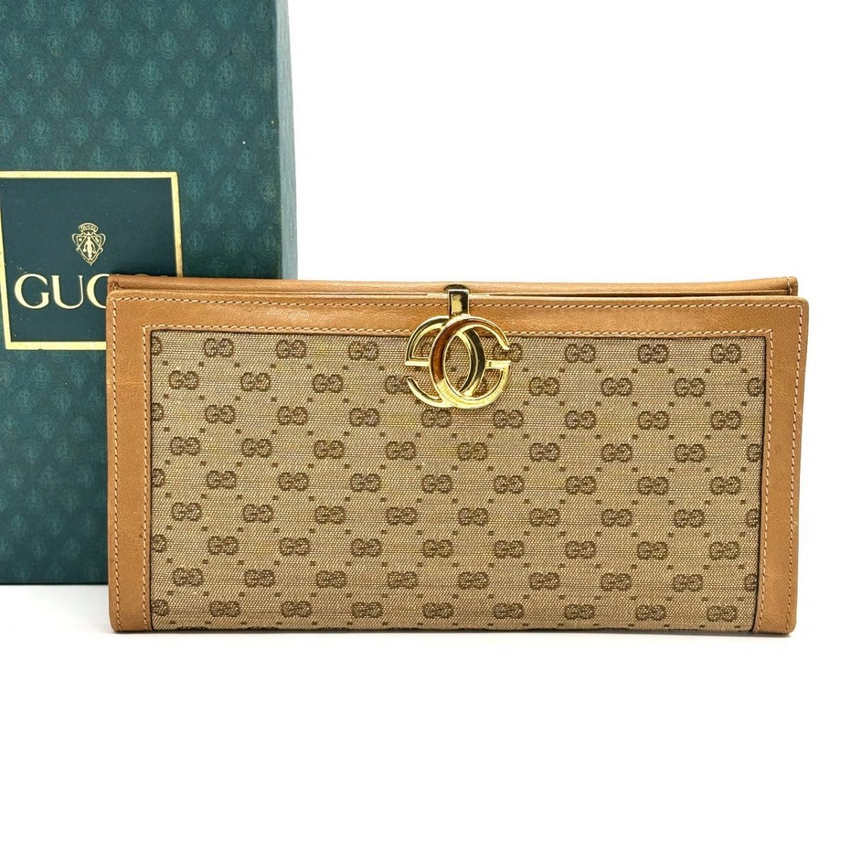 余裕は静かに滲む】 GUCCI 長財布 マイクロGG インターロッキング